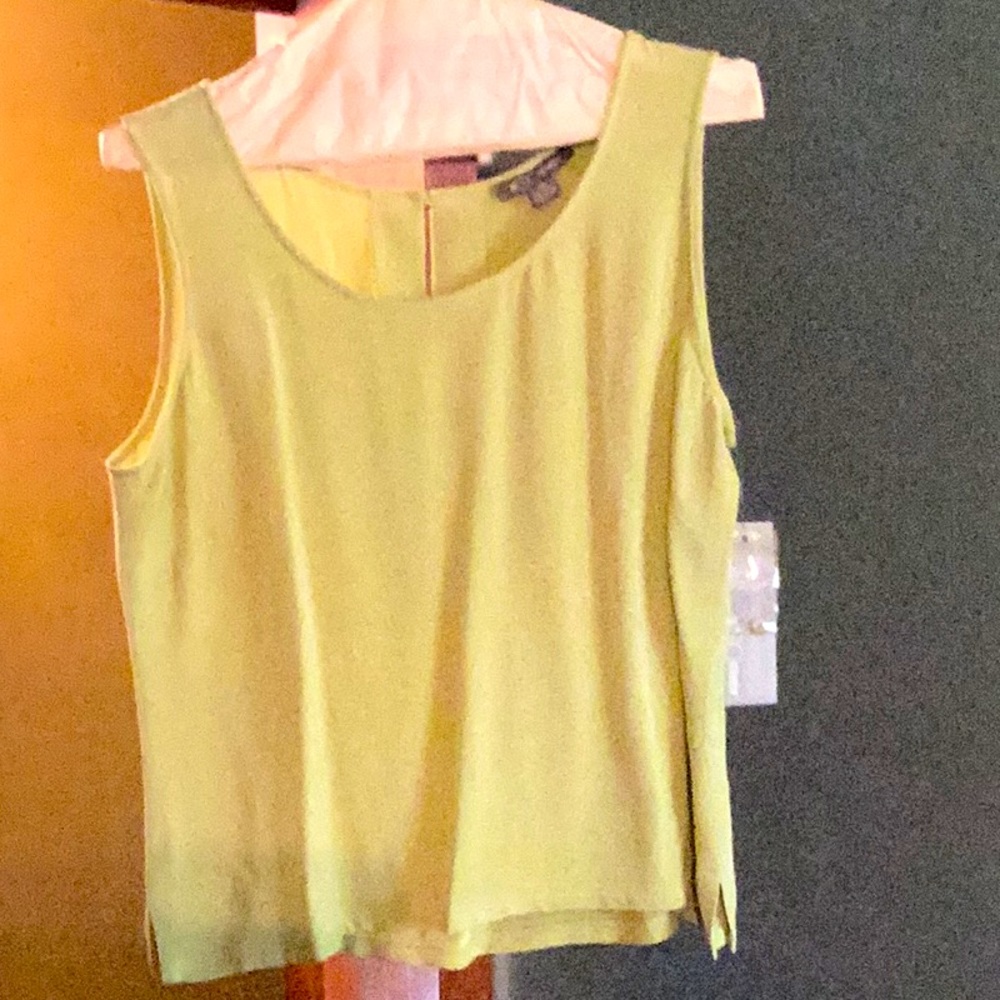 Silk tank top nwt